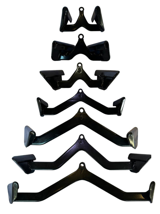 Kit 7 Puxadores Anatômicos Pegadas Ergonômicas (Sem Suporte)