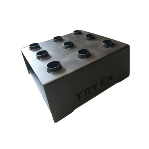 Carregue imagem no visualizador da galeriaSuporte Chão P/ 9 Barras Olímpicas  Treinos de Força e Hipertrofia