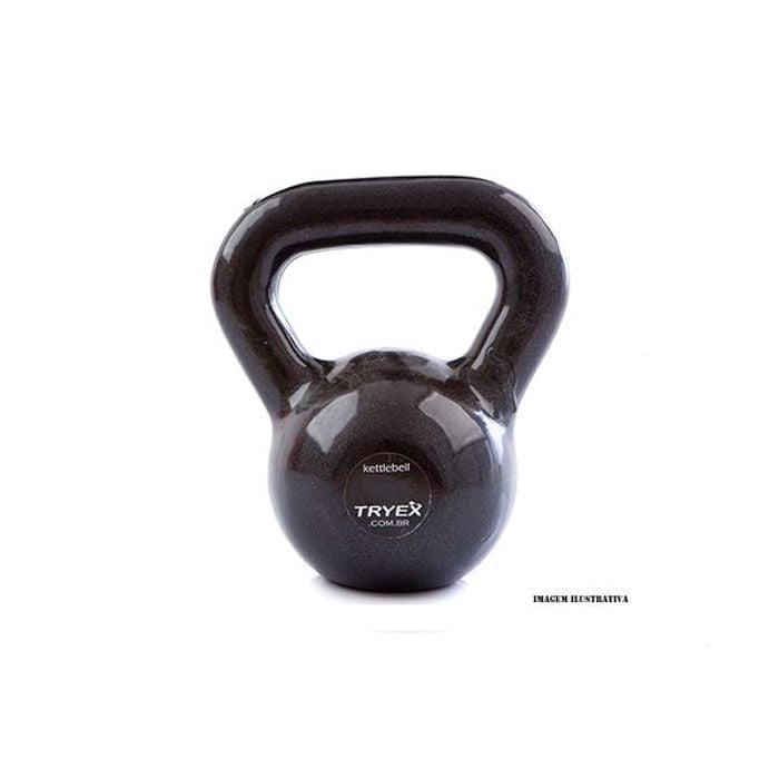 Kettlebell Revestido Treinos De Força E Hipertrofia – TRYEX