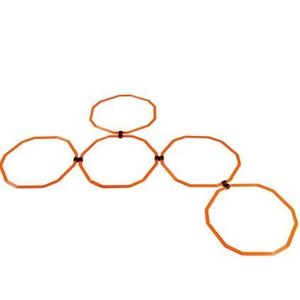 Kit 5 Argola Grade Hexagonal Colmeia Treino Agilidade e Funcional