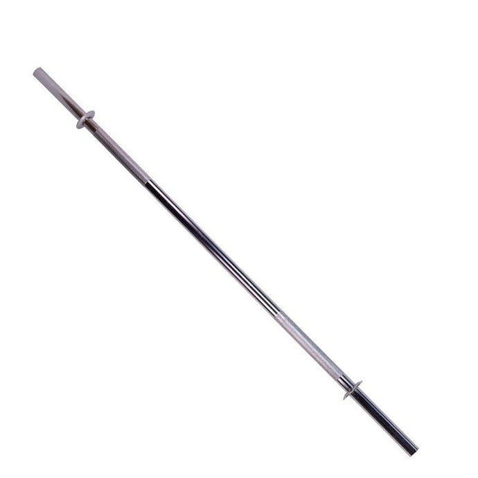 Barra Reta Cromada para Musculação com Presilhas