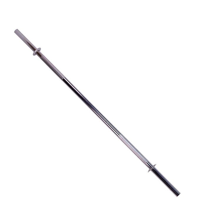 Carregue imagem no visualizador da galeriaBarra Reta Cromada para Musculação com Presilhas
