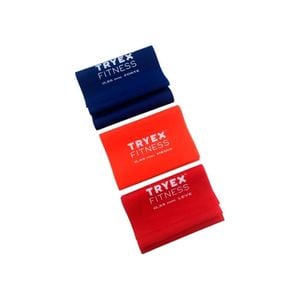 Kit com 3 faixas elástiscas(leve, média e forte)