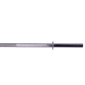 Barra Maciça Reta 28mm Cromada com Presilhas