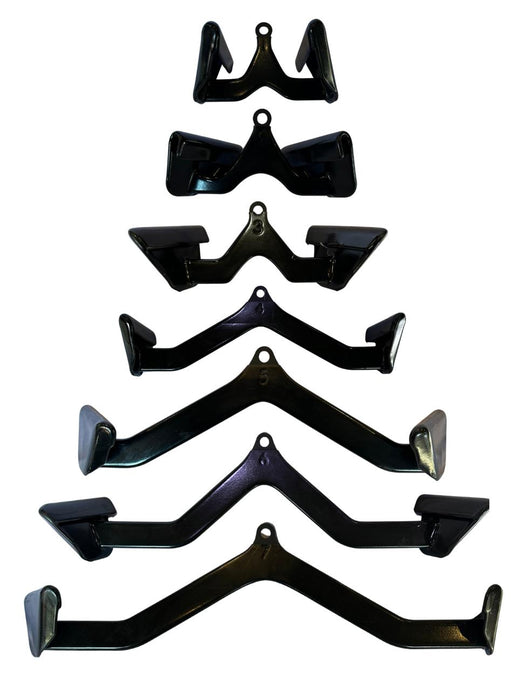 Kit 7 Puxadores Anatômicos Pegadas Ergonômicas (Sem Suporte)