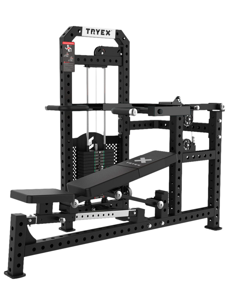 Máquina de Supino com Regulagem de Ângulo com Bateria de Pesos 100 kg