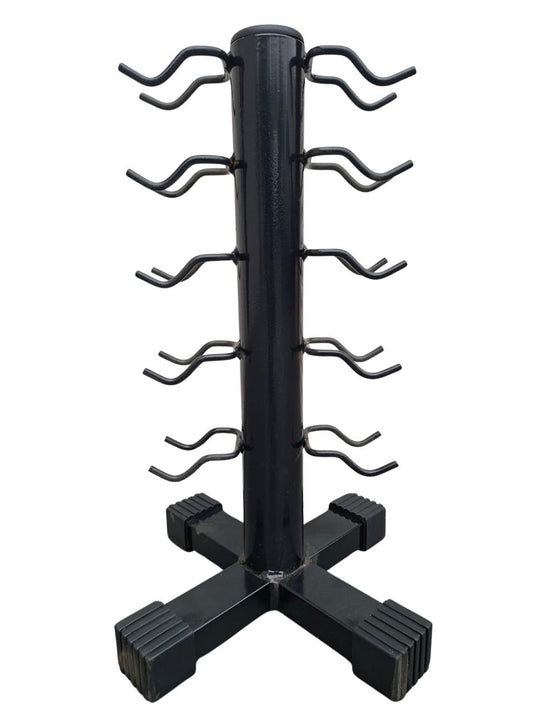 Mini Torre Simples Para 5 Pares De Halter  Treinos de Força e Hipertrofia