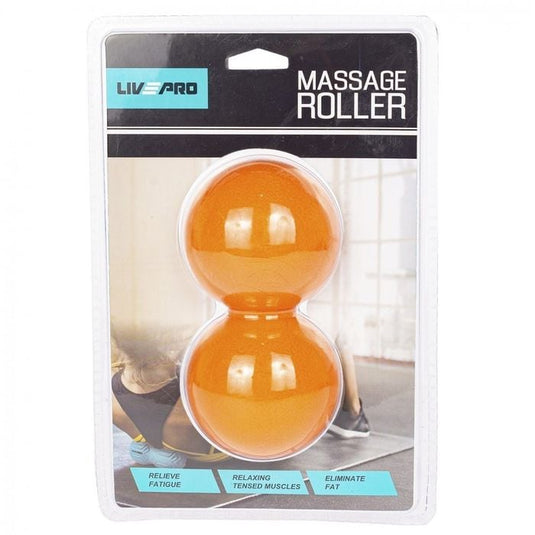 Bola de Massagem Amendoim Dupla Liveup Sports Relaxamento Muscular
