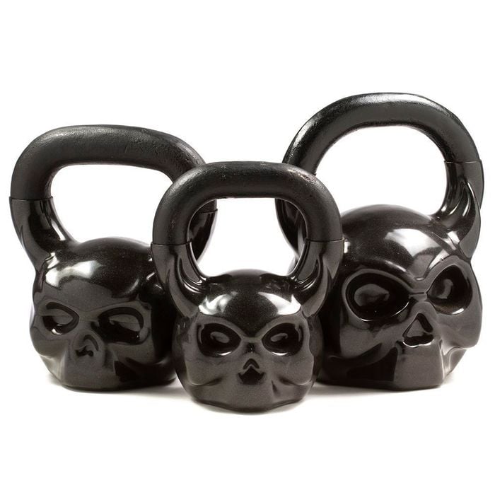 Kettlebell Caveira Emborrachado